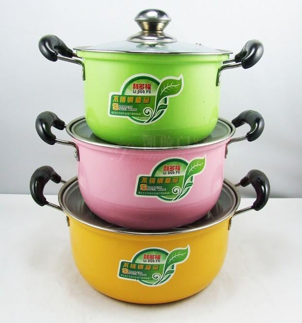 6pcs Casseroles Pots Set