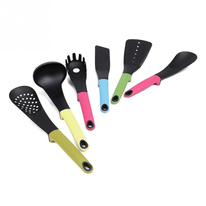 7 in 1 Heat-resistant Colorful Nylon Spoon