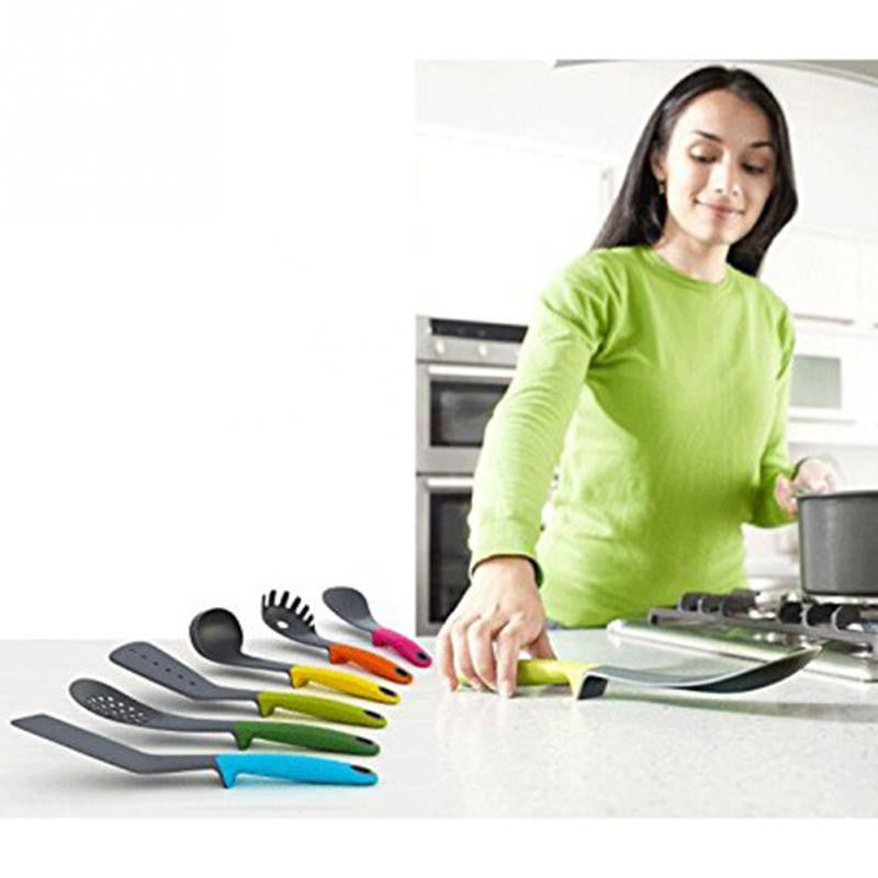 7 in 1 Heat-resistant Colorful Nylon Spoon